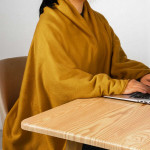 ПРОМО комплект - поларени одеяла 130х160 см. - горчица